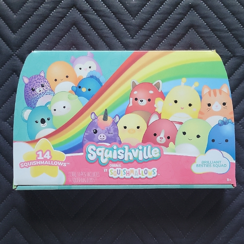 Squishmallows Squishville Brilliant Besties Squad Set